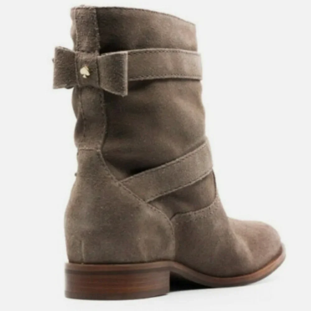 Kate Spade New York Sabina Buckled Booties Mousse -7.5 - Picture 8 of 12